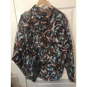 New Hidden Antler Men's Camo Long Sleeve Vented‎ Back Hunting Shirt Sz L NWT